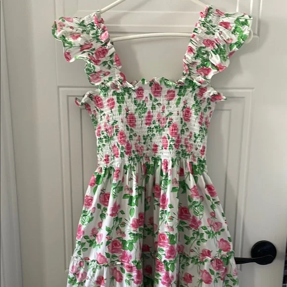 Hill House The Nap Floral Pink and Green Dress - Picture 5 of 5